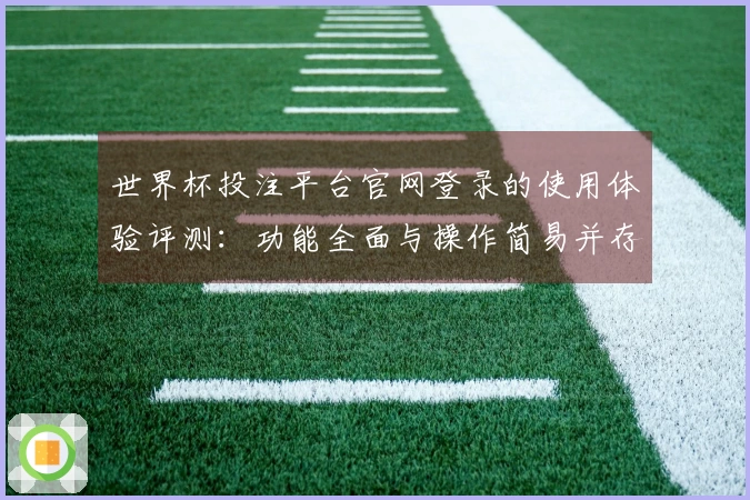 世界杯投注平台官网登录的使用体验评测：功能全面与操作简易并存