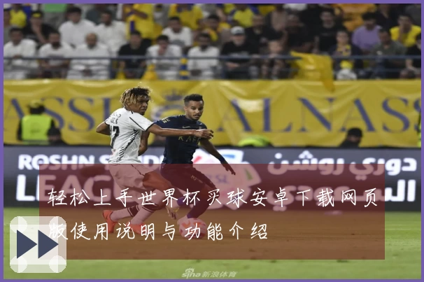 轻松上手世界杯买球安卓下载网页版使用说明与功能介绍